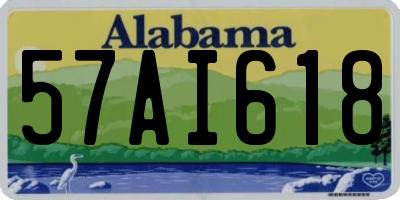 AL license plate 57AI618