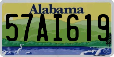 AL license plate 57AI619