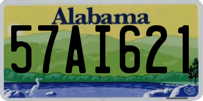 AL license plate 57AI621