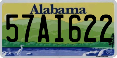 AL license plate 57AI622