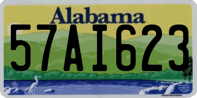 AL license plate 57AI623