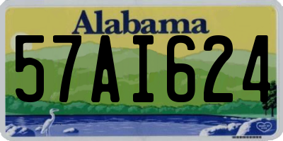 AL license plate 57AI624