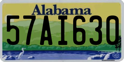 AL license plate 57AI630