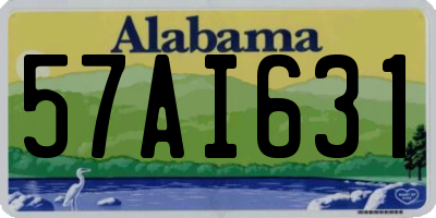 AL license plate 57AI631