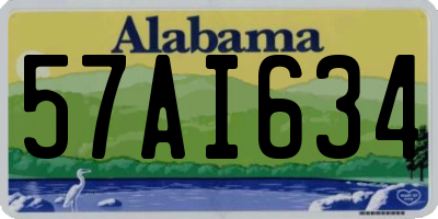 AL license plate 57AI634