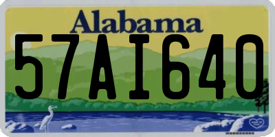 AL license plate 57AI640