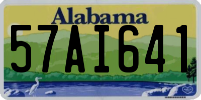 AL license plate 57AI641