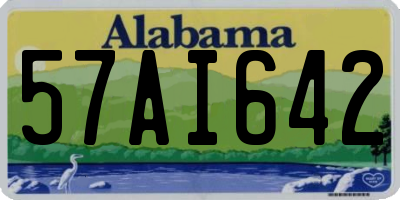 AL license plate 57AI642