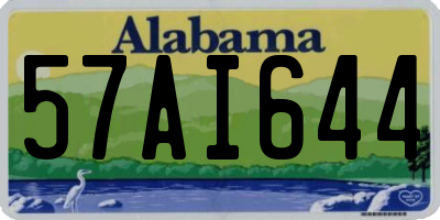 AL license plate 57AI644