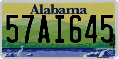 AL license plate 57AI645