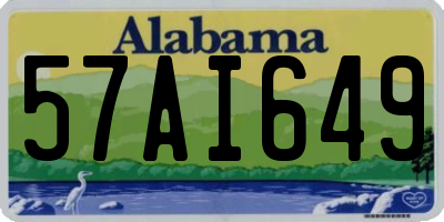 AL license plate 57AI649