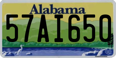 AL license plate 57AI650
