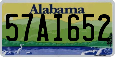 AL license plate 57AI652