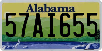 AL license plate 57AI655