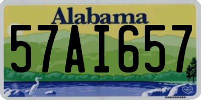 AL license plate 57AI657