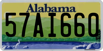 AL license plate 57AI660