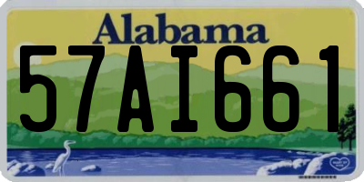 AL license plate 57AI661