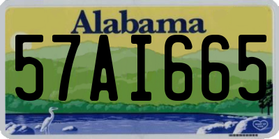 AL license plate 57AI665