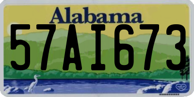 AL license plate 57AI673