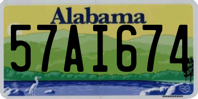 AL license plate 57AI674