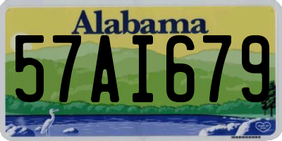 AL license plate 57AI679