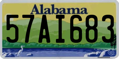 AL license plate 57AI683