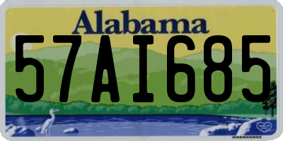 AL license plate 57AI685