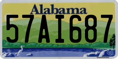 AL license plate 57AI687