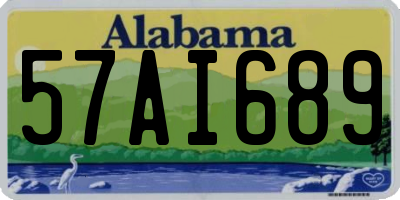AL license plate 57AI689