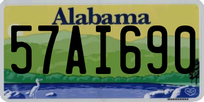 AL license plate 57AI690