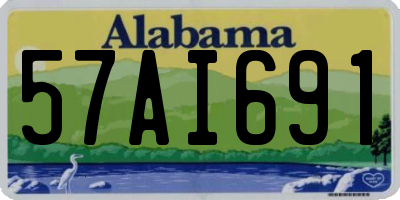 AL license plate 57AI691
