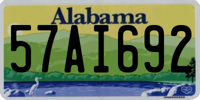 AL license plate 57AI692