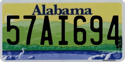 AL license plate 57AI694