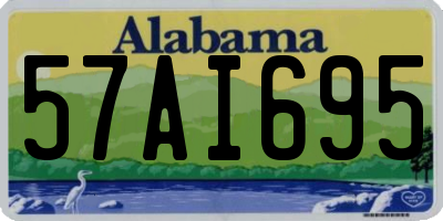 AL license plate 57AI695