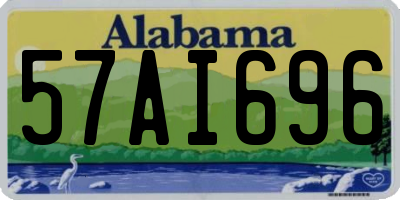 AL license plate 57AI696
