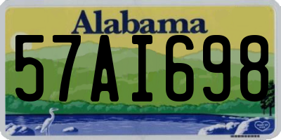 AL license plate 57AI698