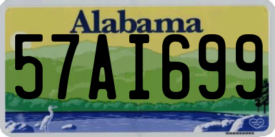 AL license plate 57AI699