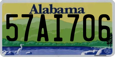 AL license plate 57AI706