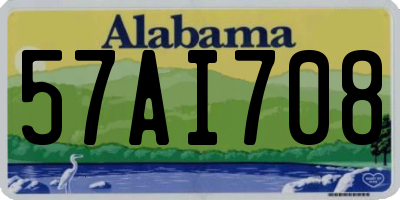 AL license plate 57AI708