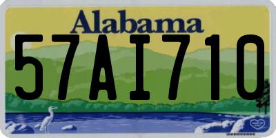 AL license plate 57AI710