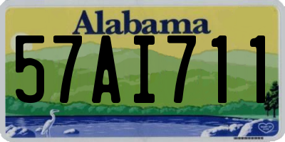 AL license plate 57AI711