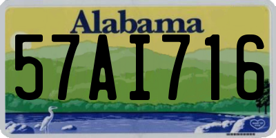 AL license plate 57AI716