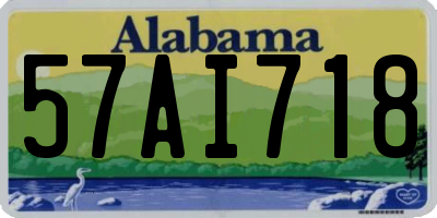AL license plate 57AI718