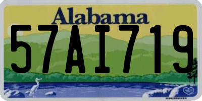 AL license plate 57AI719