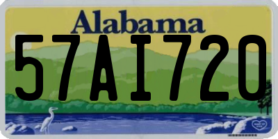 AL license plate 57AI720