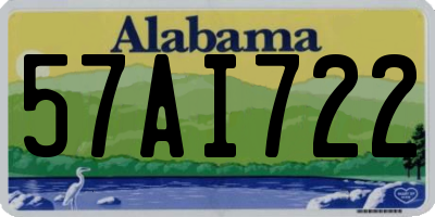 AL license plate 57AI722