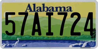 AL license plate 57AI724