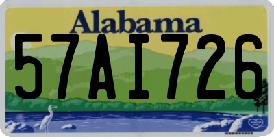 AL license plate 57AI726