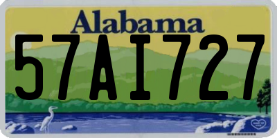 AL license plate 57AI727