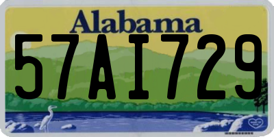 AL license plate 57AI729